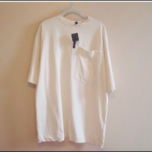 Topshop oversized tee shirt dress